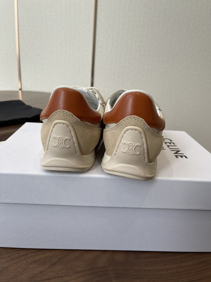 最高級セリーヌスーパーコピー CELINE スニーカー RACER Low Top Sneaker レーサー ロートップ ベージュ 2630772 レディース セリーヌ スニーカー - 画像 (5)