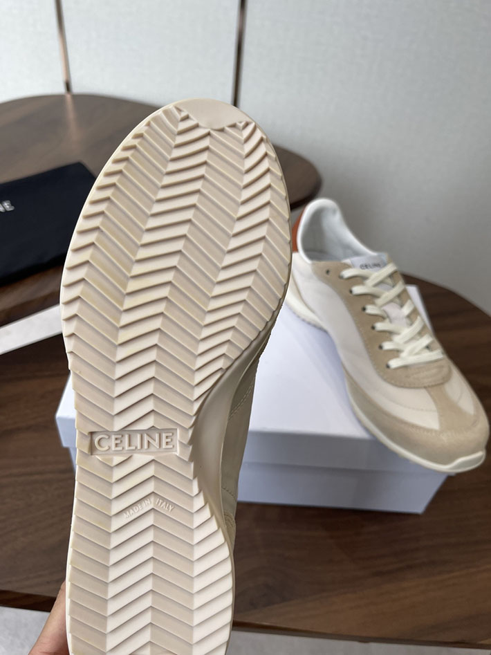 最高級セリーヌスーパーコピー CELINE スニーカー RACER Low Top Sneaker レーサー ロートップ ベージュ 2630772 レディース セリーヌ スニーカー - 画像 (4)
