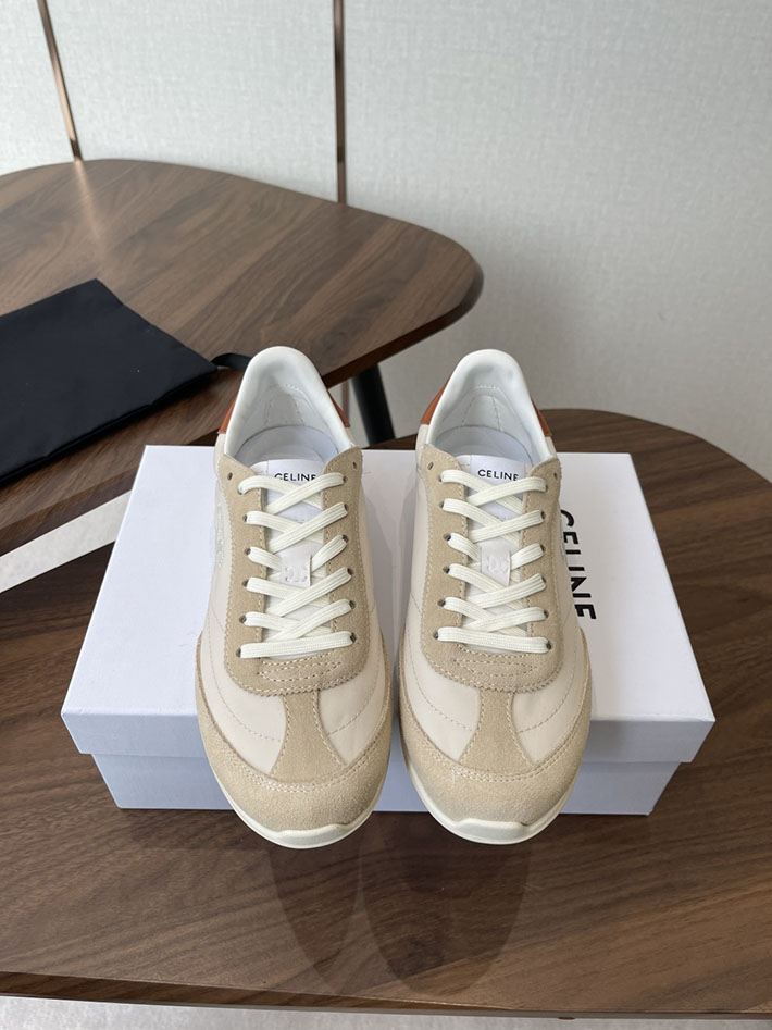 最高級セリーヌスーパーコピー CELINE スニーカー RACER Low Top Sneaker レーサー ロートップ ベージュ 2630772 レディース セリーヌ スニーカー - 画像 (3)