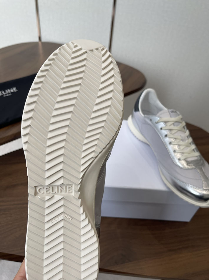 最高級セリーヌスーパーコピー CELINE スニーカー RACER Low Top Sneaker レーサー ロートップ シルバー 2630773 セリーヌ スニーカー アウトレット - 画像 (4)