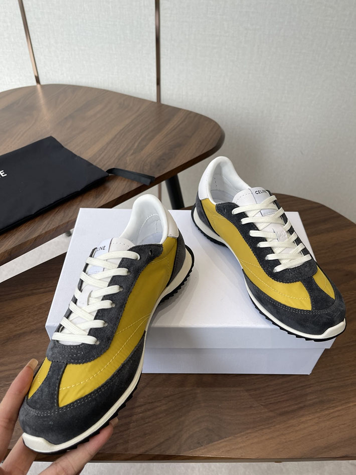最高級セリーヌスーパーコピー CELINE スニーカー RACER Low Top Sneaker レーサー ロートップ イエロー 2630776 セリーヌ スニーカー 安い - 画像 (8)