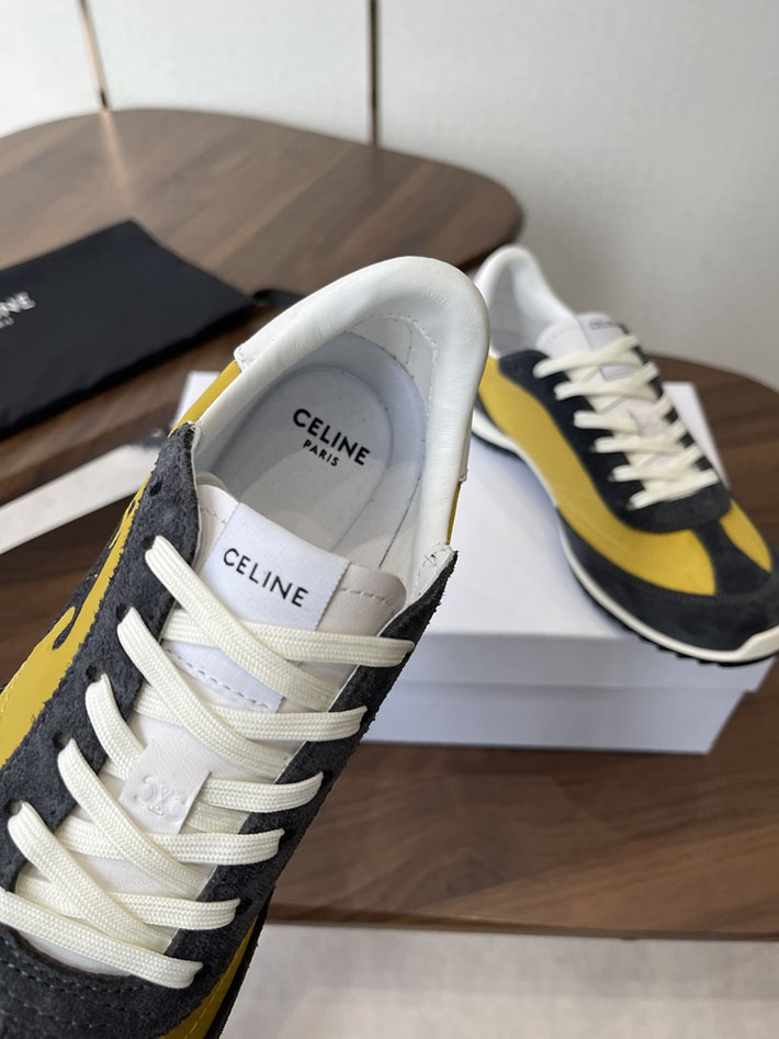 最高級セリーヌスーパーコピー CELINE スニーカー RACER Low Top Sneaker レーサー ロートップ イエロー 2630776 セリーヌ スニーカー 安い - 画像 (6)