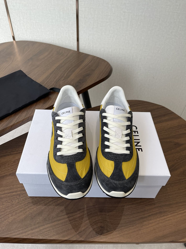 最高級セリーヌスーパーコピー CELINE スニーカー RACER Low Top Sneaker レーサー ロートップ イエロー 2630776 セリーヌ スニーカー 安い - 画像 (3)