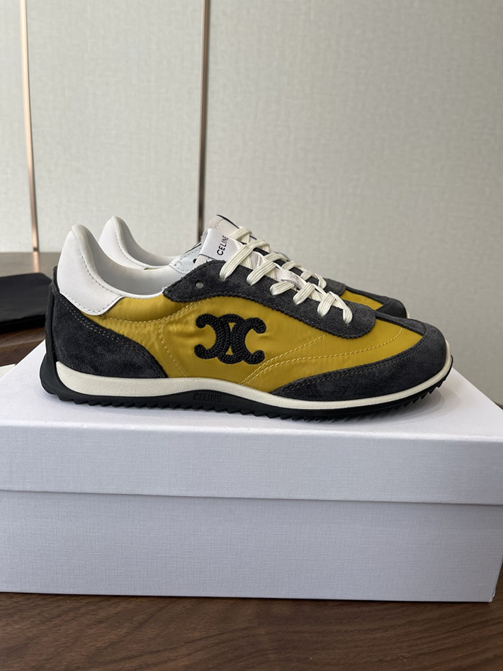 最高級セリーヌスーパーコピー CELINE スニーカー RACER Low Top Sneaker レーサー ロートップ イエロー 2630776 セリーヌ スニーカー 安い - 画像 (2)