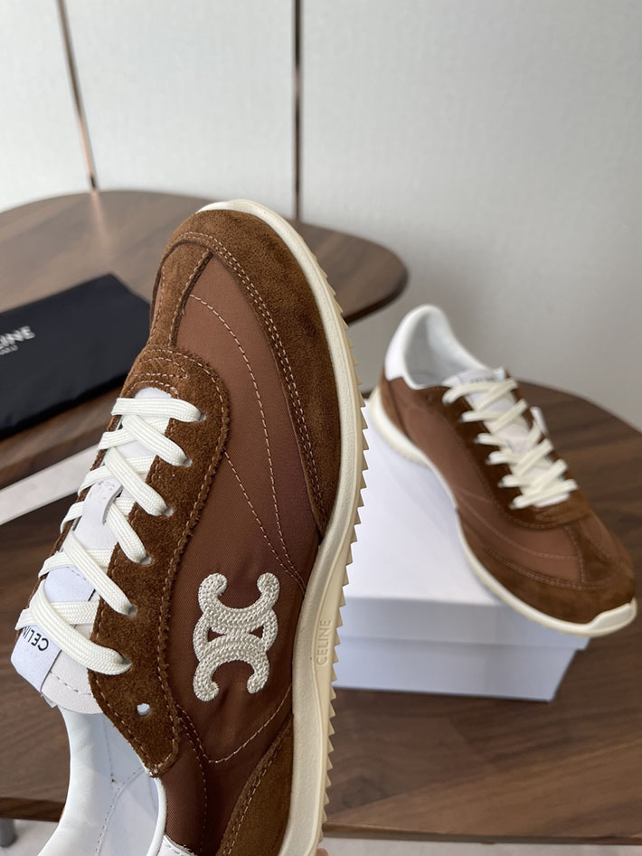 最高級セリーヌスーパーコピー CELINE スニーカー RACER Low Top Sneaker レーサー ロートップ ブラウン 2630777 セリーヌ 靴 安い - 画像 (7)
