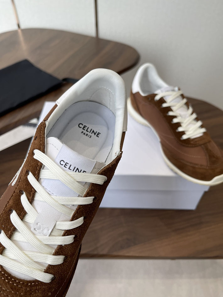 最高級セリーヌスーパーコピー CELINE スニーカー RACER Low Top Sneaker レーサー ロートップ ブラウン 2630777 セリーヌ 靴 安い - 画像 (6)