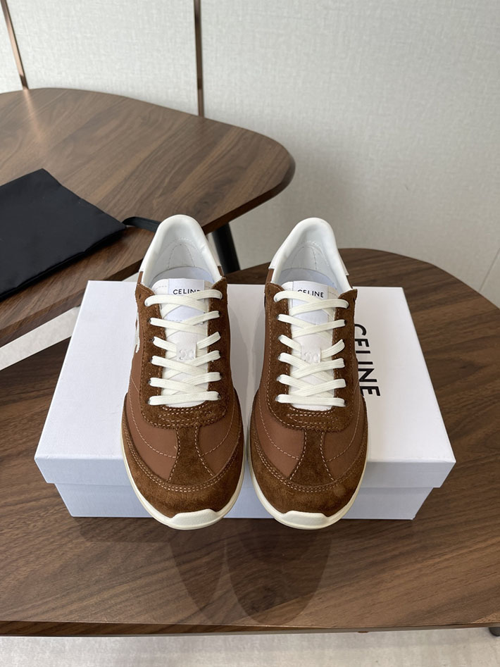 最高級セリーヌスーパーコピー CELINE スニーカー RACER Low Top Sneaker レーサー ロートップ ブラウン 2630777 セリーヌ 靴 安い - 画像 (3)