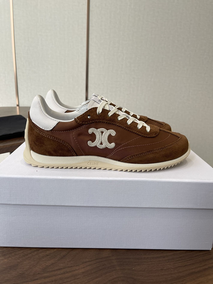 最高級セリーヌスーパーコピー CELINE スニーカー RACER Low Top Sneaker レーサー ロートップ ブラウン 2630777 セリーヌ 靴 安い - 画像 (2)