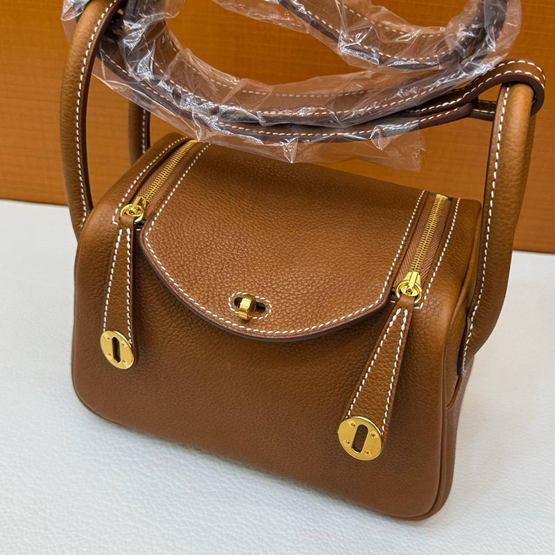 エルメス リンディミニの通販 HERMES ミニリンディ フォーブ バレニア ゴールド金具 H079086CKAD エルメス バッグ 安い順 - 画像 (9)