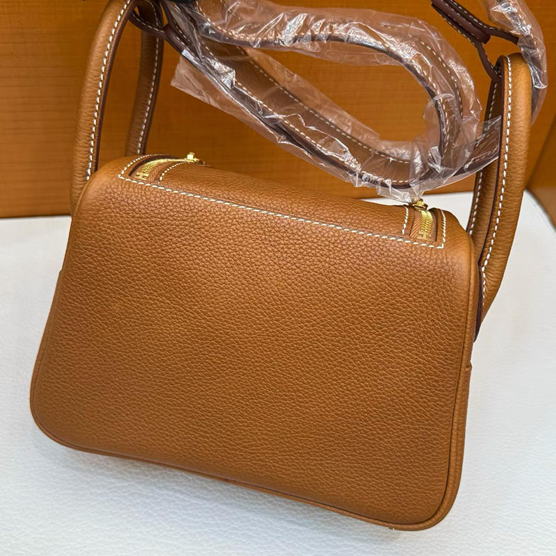エルメス リンディミニの通販 HERMES ミニリンディ フォーブ バレニア ゴールド金具 H079086CKAD エルメス バッグ 安い順 - 画像 (6)
