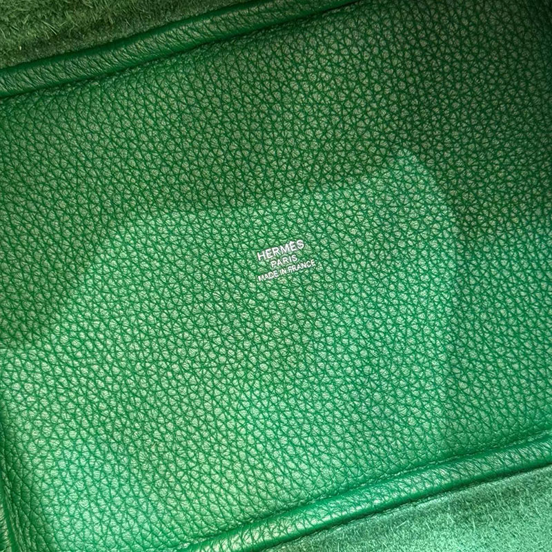 HERMES ピコタンロック 18 PM ヴェールヴェルティゴ/ミコノス トリヨンクレマンス/スイフト シルバー金具 H056289CKAA エルメス バッグ ピコタン定価 - 画像 (4)