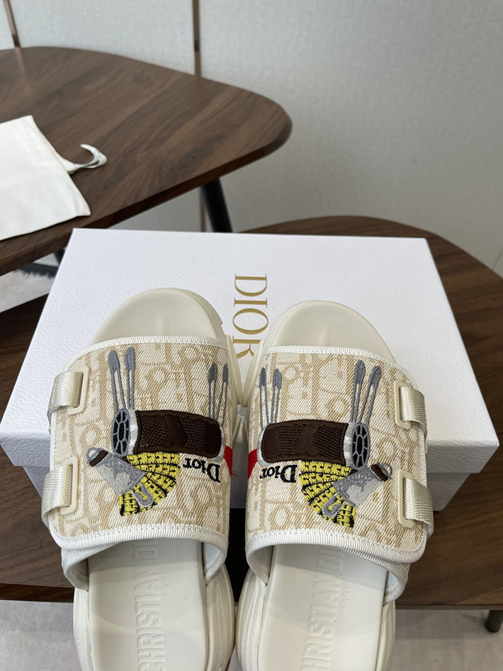 最高級ディオールスーパーコピー Dior 2026年春夏 新作 サンダル レディース 厚底5cm シューズ 2630786 ディオール サンダル 厚底 - 画像 (9)