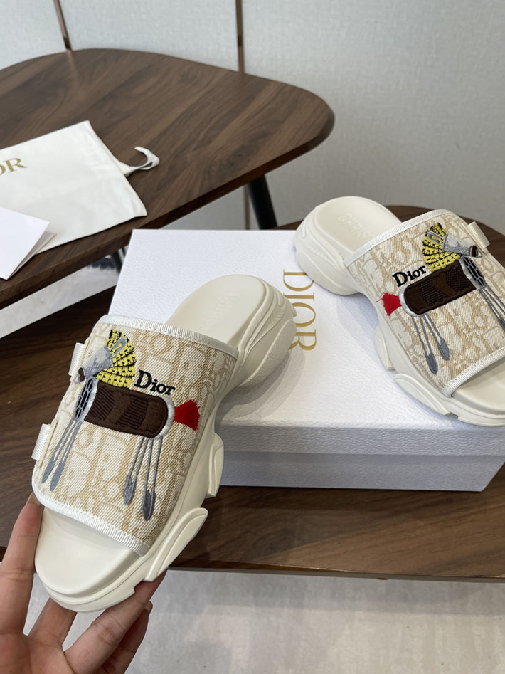最高級ディオールスーパーコピー Dior 2026年春夏 新作 サンダル レディース 厚底5cm シューズ 2630786 ディオール サンダル 厚底 - 画像 (8)