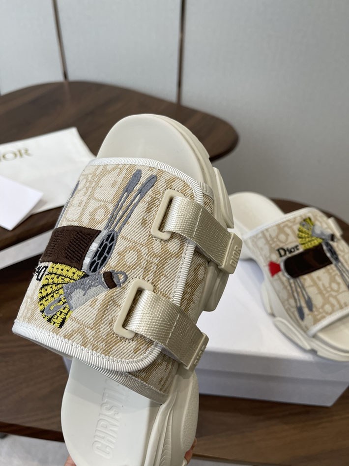 最高級ディオールスーパーコピー Dior 2026年春夏 新作 サンダル レディース 厚底5cm シューズ 2630786 ディオール サンダル 厚底 - 画像 (7)