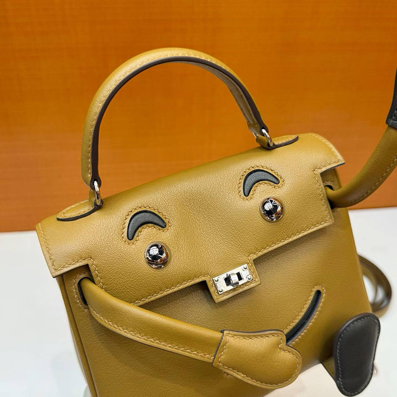 エルメス ケリードールの通販 HERMES ケリードール デュンヌ スイフト シルバー金具 H085023CK2D エルメス ケリードール バッグ - 画像 (8)
