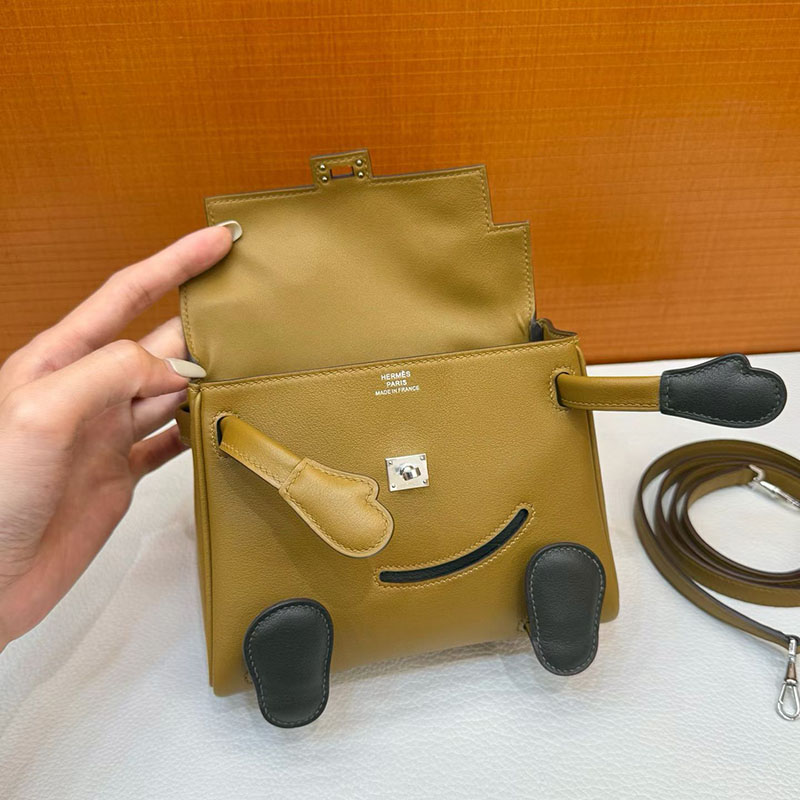 エルメス ケリードールの通販 HERMES ケリードール デュンヌ スイフト シルバー金具 H085023CK2D エルメス ケリードール バッグ - 画像 (6)