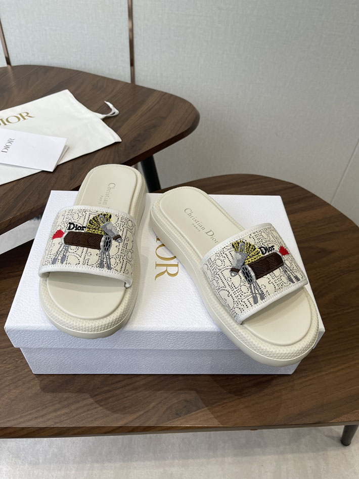 最高級ディオールスーパーコピー Dior ラバ・ドウェイ ミュール サンダル レディース 厚底 シューズ 2630790 サンダル ブランド 高級 レディース - 画像 (9)