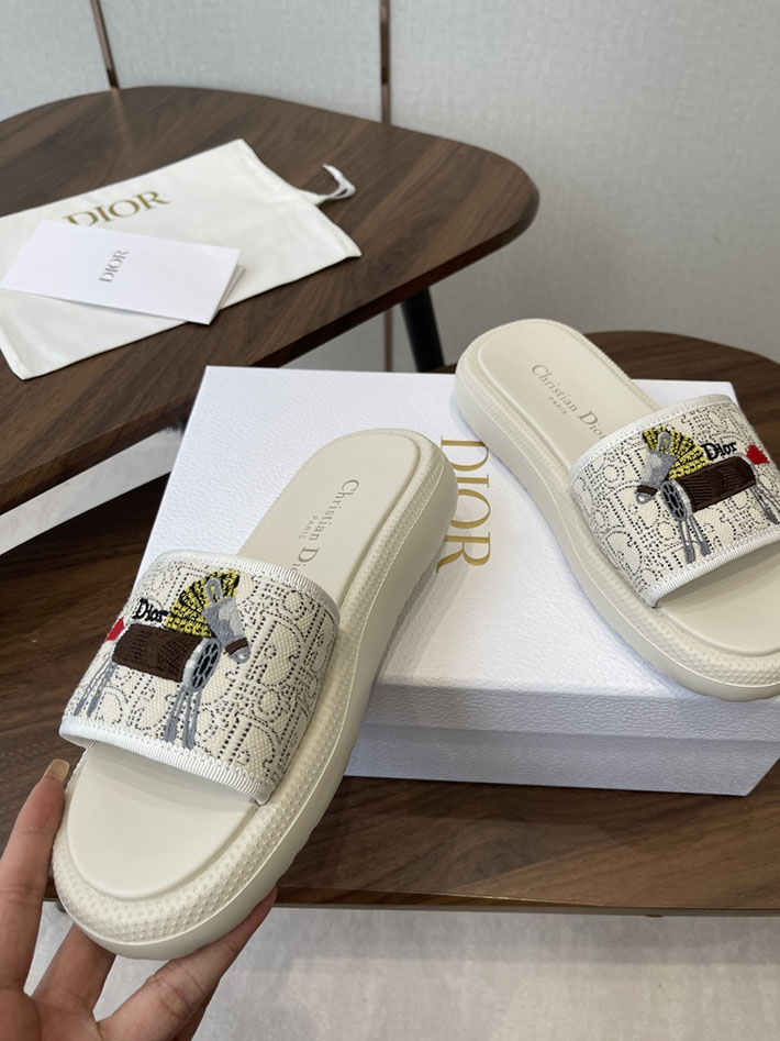 最高級ディオールスーパーコピー Dior ラバ・ドウェイ ミュール サンダル レディース 厚底 シューズ 2630790 サンダル ブランド 高級 レディース - 画像 (8)