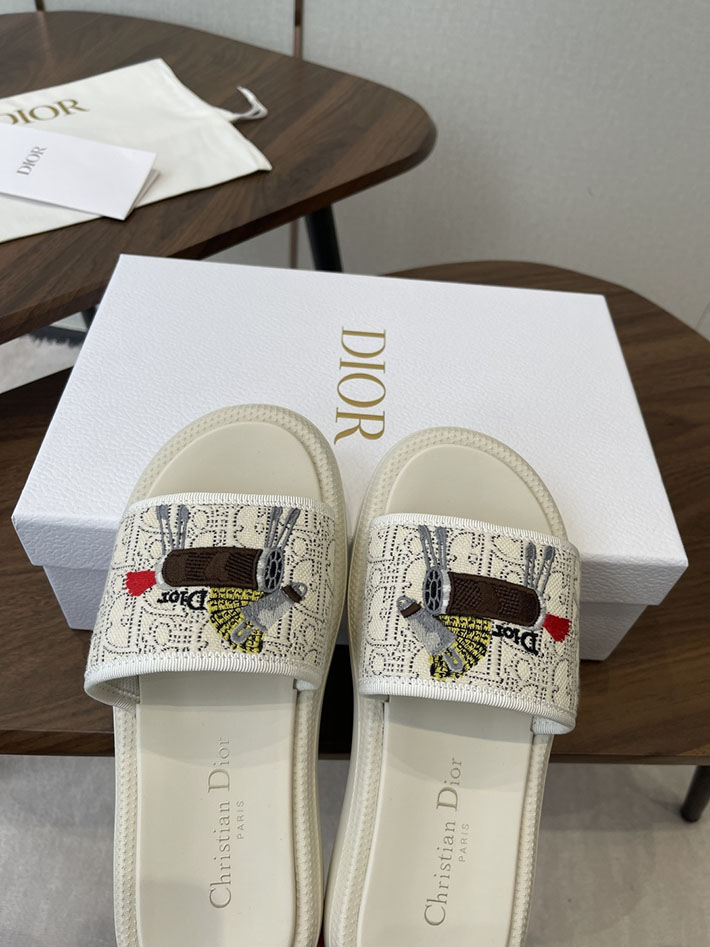 最高級ディオールスーパーコピー Dior ラバ・ドウェイ ミュール サンダル レディース 厚底 シューズ 2630790 サンダル ブランド 高級 レディース - 画像 (7)