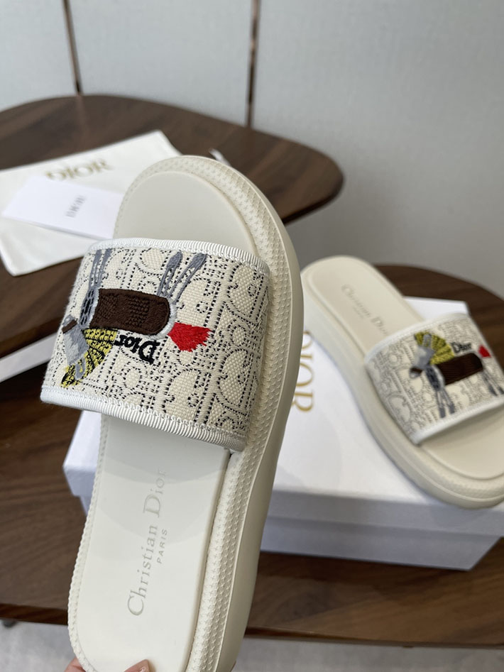 最高級ディオールスーパーコピー Dior ラバ・ドウェイ ミュール サンダル レディース 厚底 シューズ 2630790 サンダル ブランド 高級 レディース - 画像 (6)
