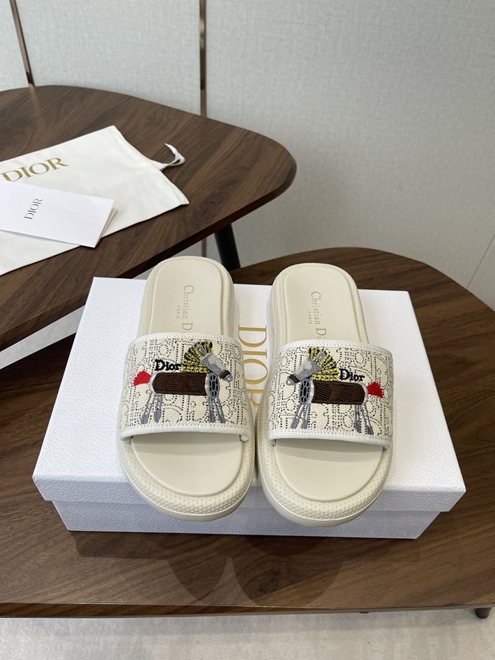 最高級ディオールスーパーコピー Dior ラバ・ドウェイ ミュール サンダル レディース 厚底 シューズ 2630790 サンダル ブランド 高級 レディース - 画像 (3)