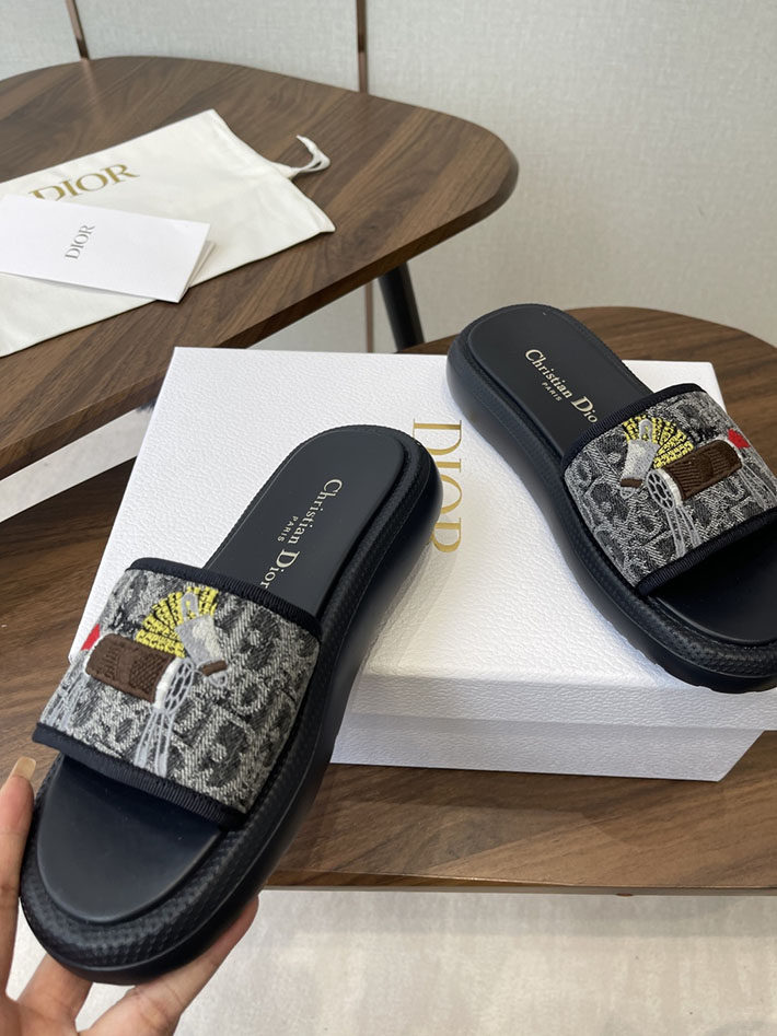 最高級ディオールスーパーコピー Dior ラバ・ドウェイ ミュール サンダル レディース 厚底 シューズ 2630792 ディオール サンダル 厚底 - 画像 (8)