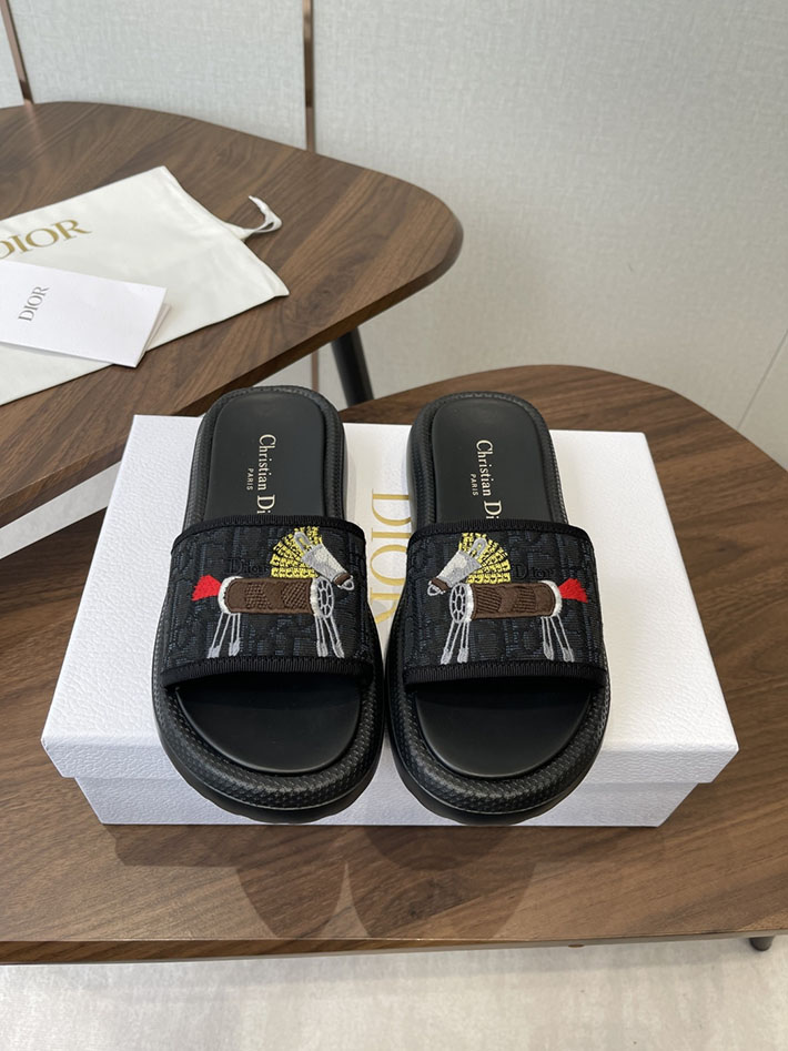 最高級ディオールスーパーコピー Dior ラバ・ドウェイ ミュール サンダル レディース 厚底 シューズ 2630794 ディオール サンダル レディース - 画像 (3)