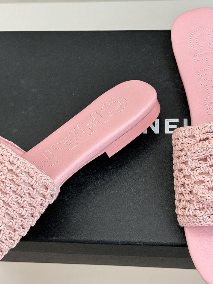 最高級シャネルスーパーコピー CHANEL 2026年春夏 新作 サンダル クロシェ ミュール ピンク 2630795 シャネル サンダル ピンク - 画像 (7)