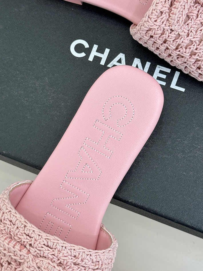 最高級シャネルスーパーコピー CHANEL 2026年春夏 新作 サンダル クロシェ ミュール ピンク 2630795 シャネル サンダル ピンク - 画像 (6)