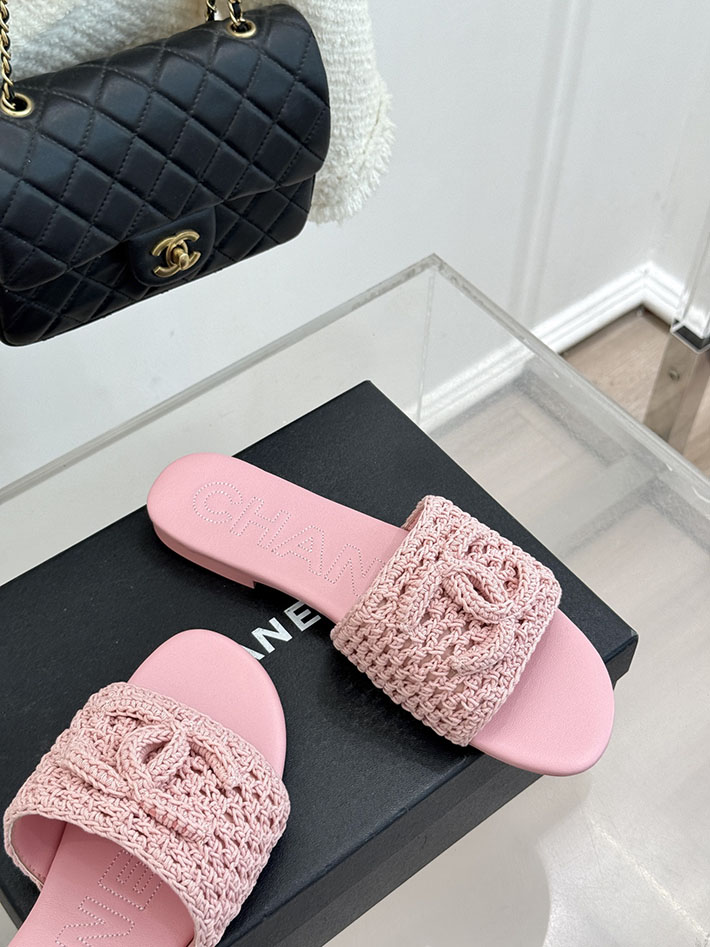 最高級シャネルスーパーコピー CHANEL 2026年春夏 新作 サンダル クロシェ ミュール ピンク 2630795 シャネル サンダル ピンク - 画像 (5)