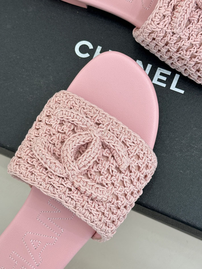 最高級シャネルスーパーコピー CHANEL 2026年春夏 新作 サンダル クロシェ ミュール ピンク 2630795 シャネル サンダル ピンク - 画像 (3)