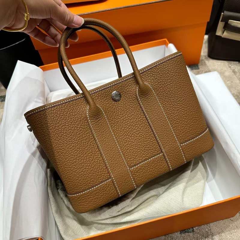 エルメス トートバッグの通販 HERMES ネオ・ガーデン 23 ゴールド ネゴンダ シルバー金具 H084533CK37 エルメス ネオガーデン 定価 - 画像 (3)