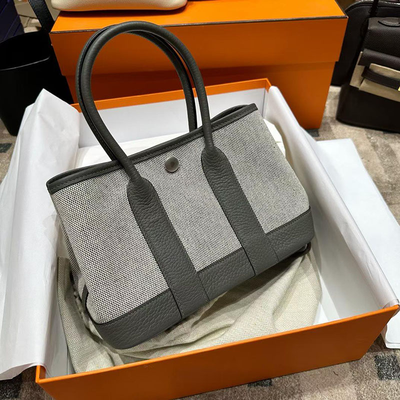 エルメスバッグの通販 HERMES ネオ・ガーデン 23 グリメイヤー ネゴンダ/トワルアッシュ シルバー金具 H084532CK0L エルメス ネオガーデン 23 定価 - 画像 (3)