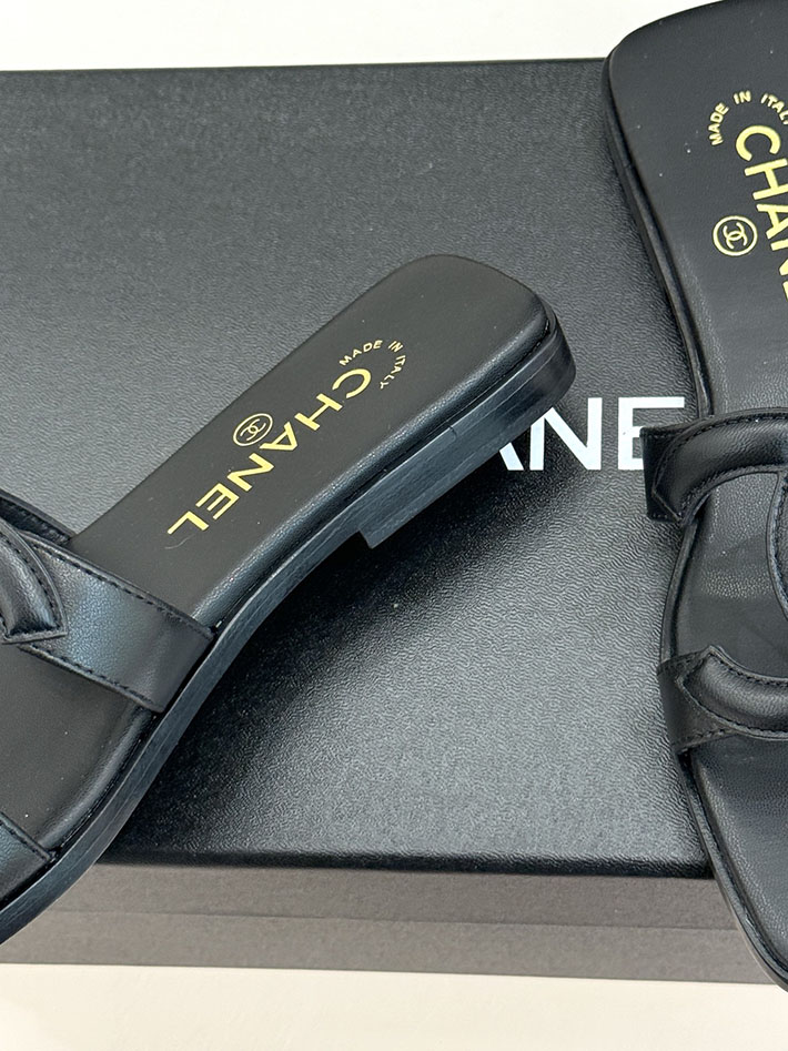 最高級シャネルスーパーコピー CHANEL 2026年春夏 新作 サンダル ラムスキン カーフスキン ブラック 2630805 シャネル サンダル 公式 - 画像 (6)