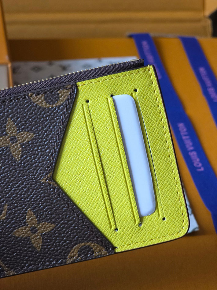最高級ルイヴィトンスーパーコピー Louis Vuitton カードケース ポルト カルト・ロミー ジョーヌマット M27771 ルイヴィトン カードケース 財布代わり - 画像 (6)