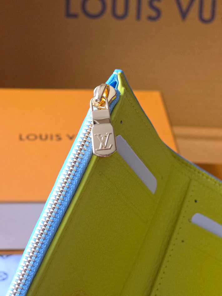 最高級ルイヴィトンスーパーコピー Louis Vuitton 財布 ポルトフォイユ・ヴィクトリーヌ スカイブルー M28293 ルイヴィトン 財布 レディース 新作 - 画像 (3)
