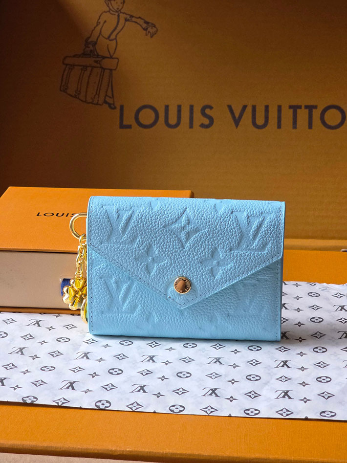 最高級ルイヴィトンスーパーコピー Louis Vuitton 財布 ポルトフォイユ・ヴィクトリーヌ スカイブルー M28293 ルイヴィトン 財布 レディース 新作 - 画像 (11)