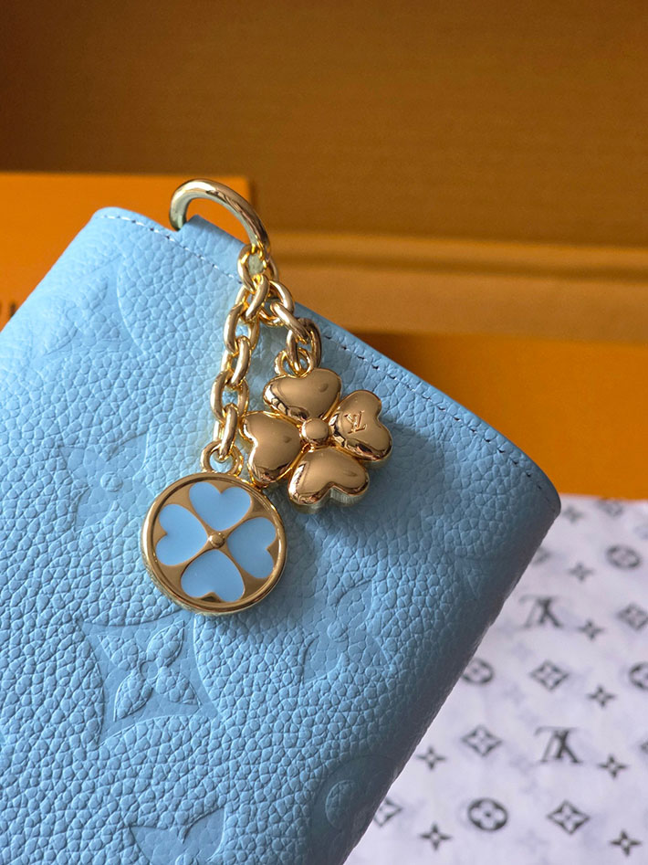 最高級ルイヴィトンスーパーコピー Louis Vuitton 財布 ポルトフォイユ・ヴィクトリーヌ スカイブルー M28293 ルイヴィトン 財布 レディース 新作 - 画像 (9)