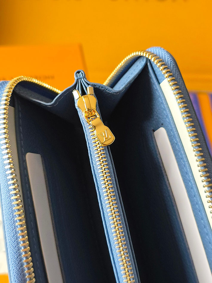 最高級ルイヴィトンスーパーコピー Louis Vuitton ジップ ウォレット Margot Wallet ウォッシュド・ブルー M27757 ルイヴィトン 財布 安い順 - 画像 (2)