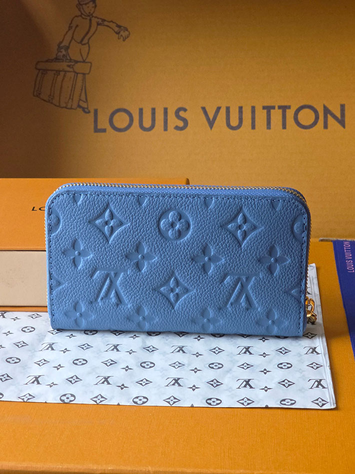 最高級ルイヴィトンスーパーコピー Louis Vuitton ジップ ウォレット Margot Wallet ウォッシュド・ブルー M27757 ルイヴィトン 財布 安い順 - 画像 (10)