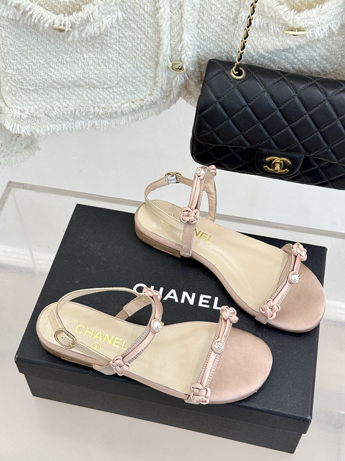 最高級シャネルスーパーコピー CHANEL 2026年春夏 新作 フラットサンダル カジュアルサンダル ピンク 2630827 ぺたんこサンダル人気ブランド - 画像 (9)