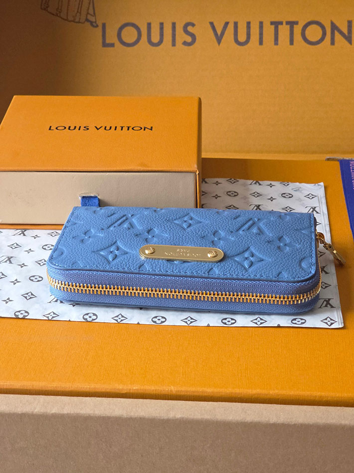 最高級ルイヴィトンスーパーコピー Louis Vuitton ジップ ウォレット Margot Wallet ウォッシュド・ブルー M27757 ルイヴィトン 財布 安い順 - 画像 (9)