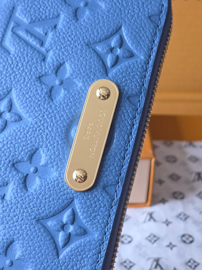 最高級ルイヴィトンスーパーコピー Louis Vuitton ジップ ウォレット Margot Wallet ウォッシュド・ブルー M27757 ルイヴィトン 財布 安い順 - 画像 (8)