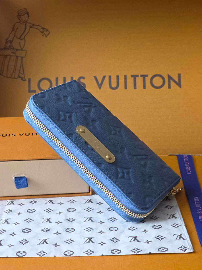 最高級ルイヴィトンスーパーコピー Louis Vuitton ジップ ウォレット Margot Wallet ウォッシュド・ブルー M27757 ルイヴィトン 財布 安い順 - 画像 (7)