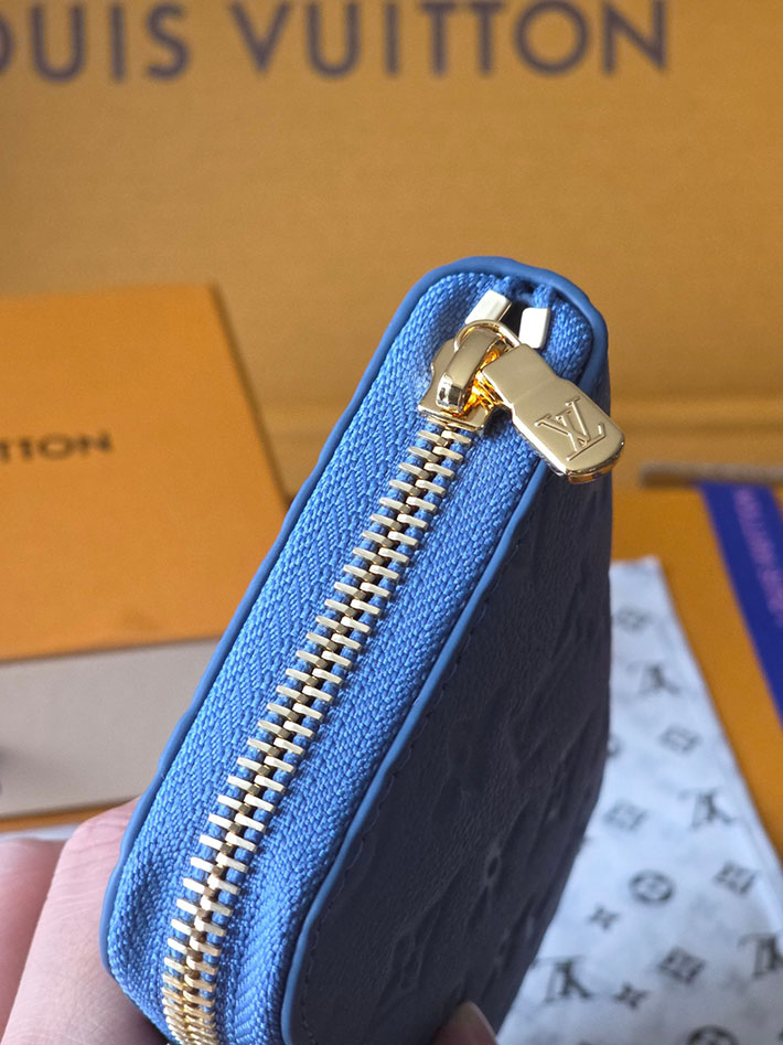 最高級ルイヴィトンスーパーコピー Louis Vuitton ジップ ウォレット Margot Wallet ウォッシュド・ブルー M27757 ルイヴィトン 財布 安い順 - 画像 (6)