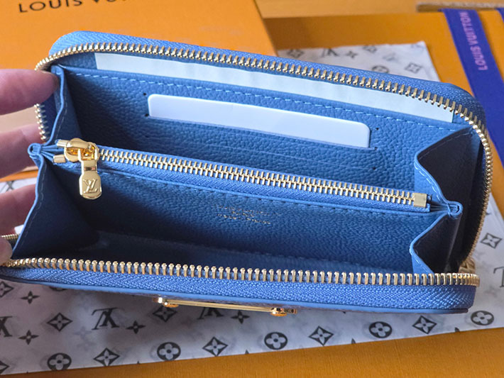 最高級ルイヴィトンスーパーコピー Louis Vuitton ジップ ウォレット Margot Wallet ウォッシュド・ブルー M27757 ルイヴィトン 財布 安い順 - 画像 (5)