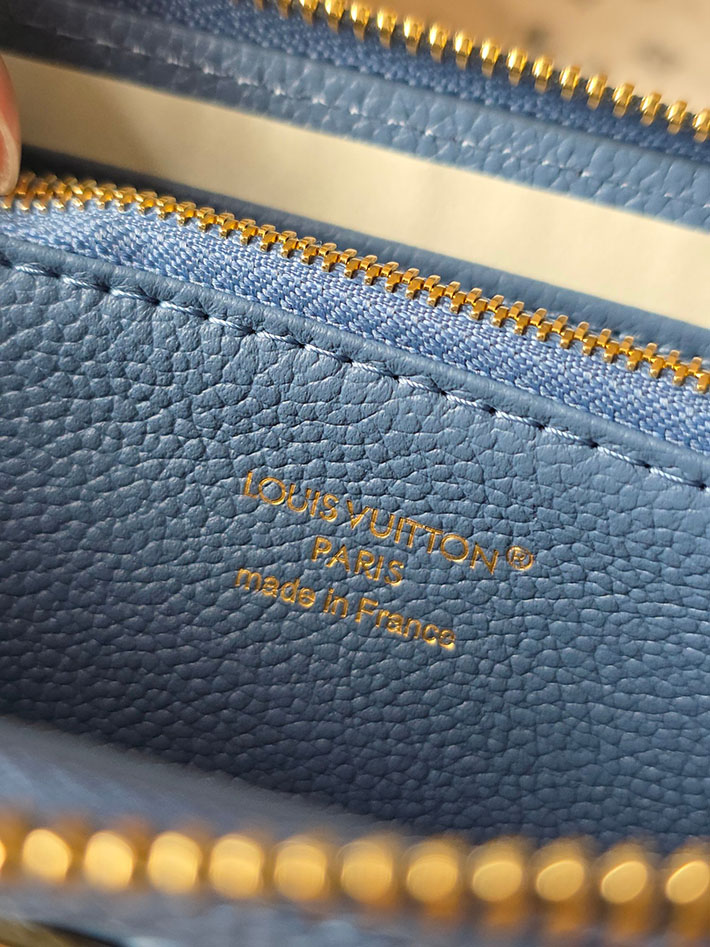 最高級ルイヴィトンスーパーコピー Louis Vuitton ジップ ウォレット Margot Wallet ウォッシュド・ブルー M27757 ルイヴィトン 財布 安い順 - 画像 (3)