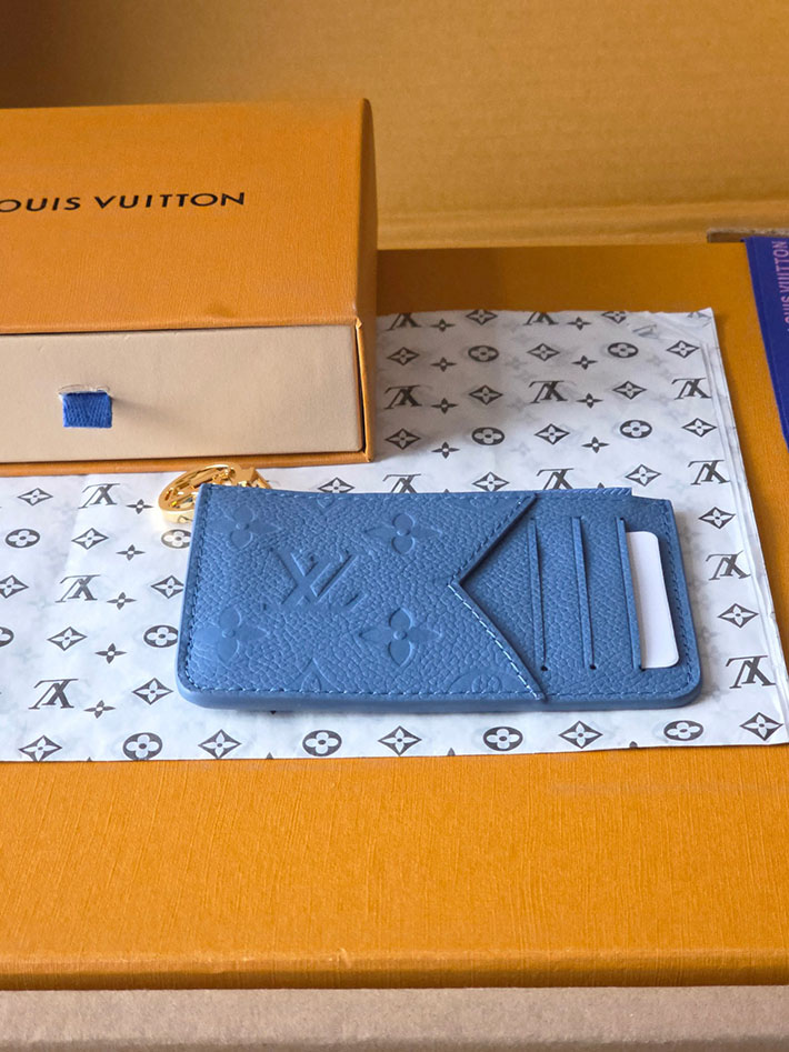 最高級ルイヴィトンスーパーコピー Louis Vuitton カードケース ポルト カルト・ロミー ウォッシュド・ブルー M27758 ルイヴィトン カードケース レディース - 画像 (8)