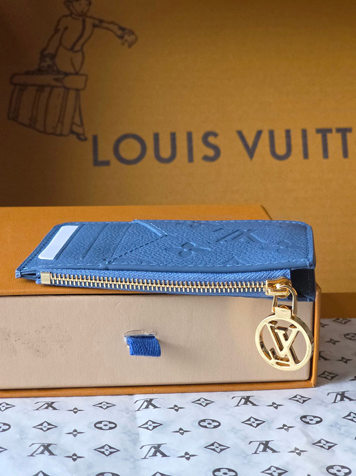 最高級ルイヴィトンスーパーコピー Louis Vuitton カードケース ポルト カルト・ロミー ウォッシュド・ブルー M27758 ルイヴィトン カードケース レディース - 画像 (6)