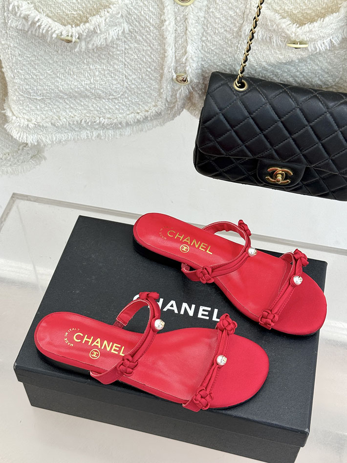 最高級シャネルスーパーコピー CHANEL 2026年春夏 新作 ココマーク サンダル レディース 女 レッド 2630830 シャネル サンダル 安い - 画像 (9)
